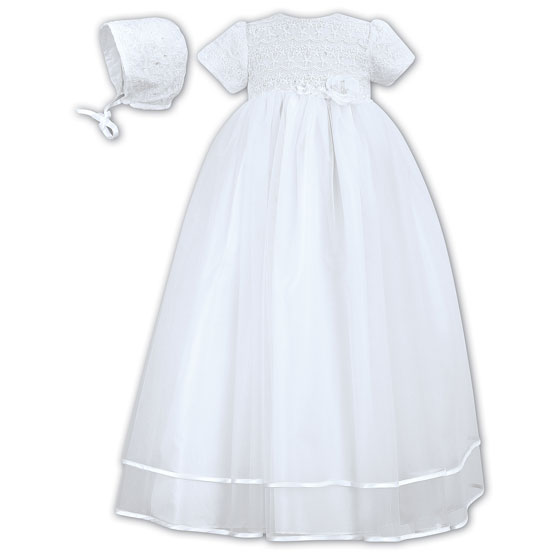 Sarah Louise Christening Gown & Bonnet - 1087